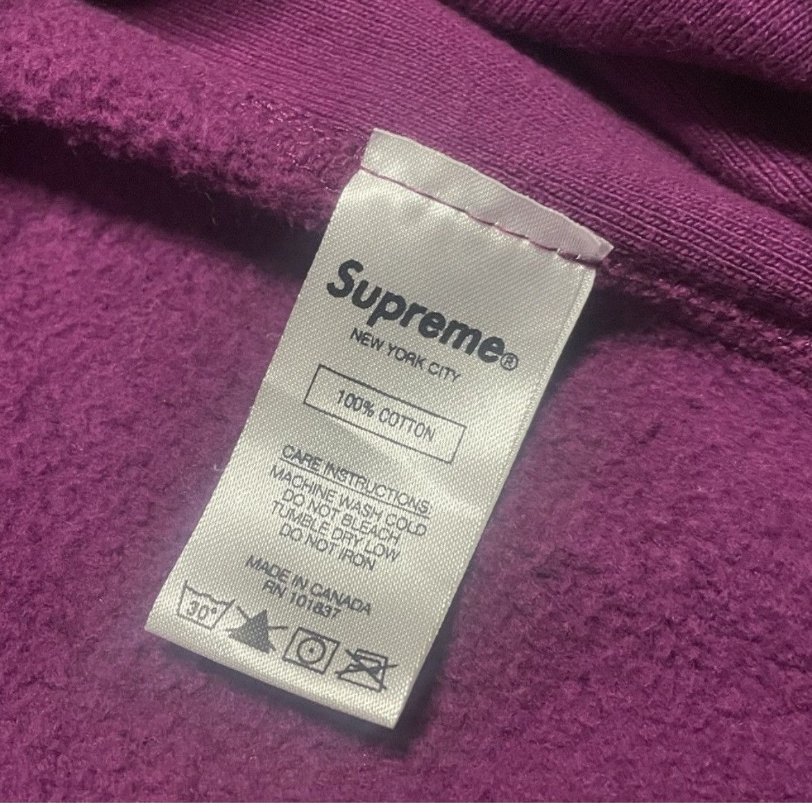 Supreme Purple Surpeme Hoodie Size US M / EU 48-50 / 2 - 5 Thumbnail