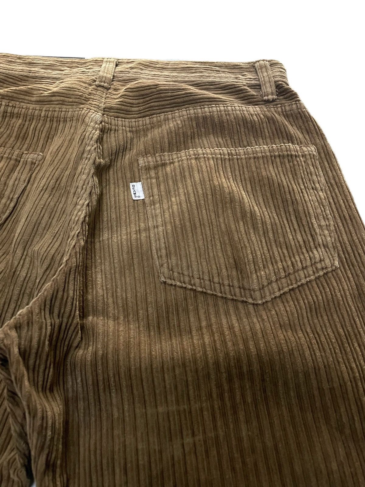 Beams Plus × Hysteric Glamour Beams Japan Brown Tan Corduroy Straight Fit Pants Size US 29 - 11 Thumbnail