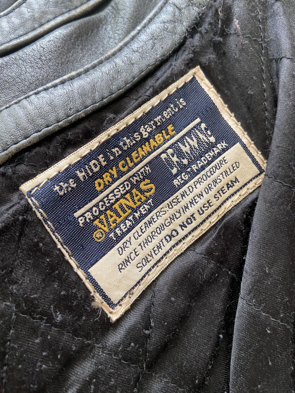 Genuine Leather Vintage real heavy leather bomber jacket Size US XXL / EU 58 / 5 - 6 Thumbnail