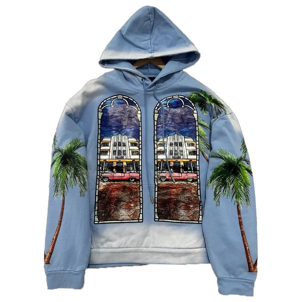 Who Decides War Who Decides War Palm Tree Patron Of The New Blue Hoodie Size US M / EU 48-50 / 2 - 1 Thumbnail