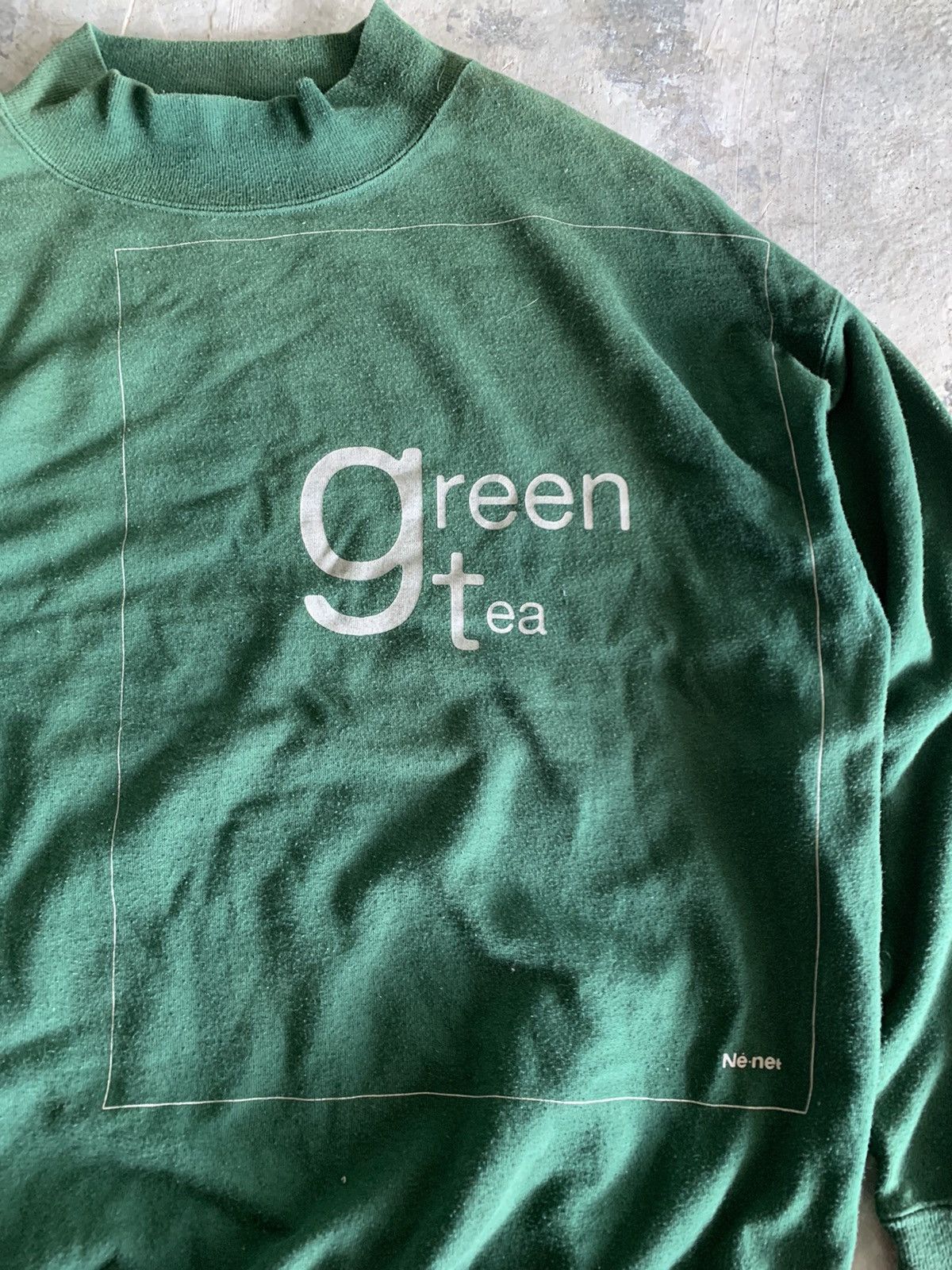 Issey Miyake Ne-net green tea sweatshirt neat design Size US XL / EU 56 / 4 - 9 Thumbnail