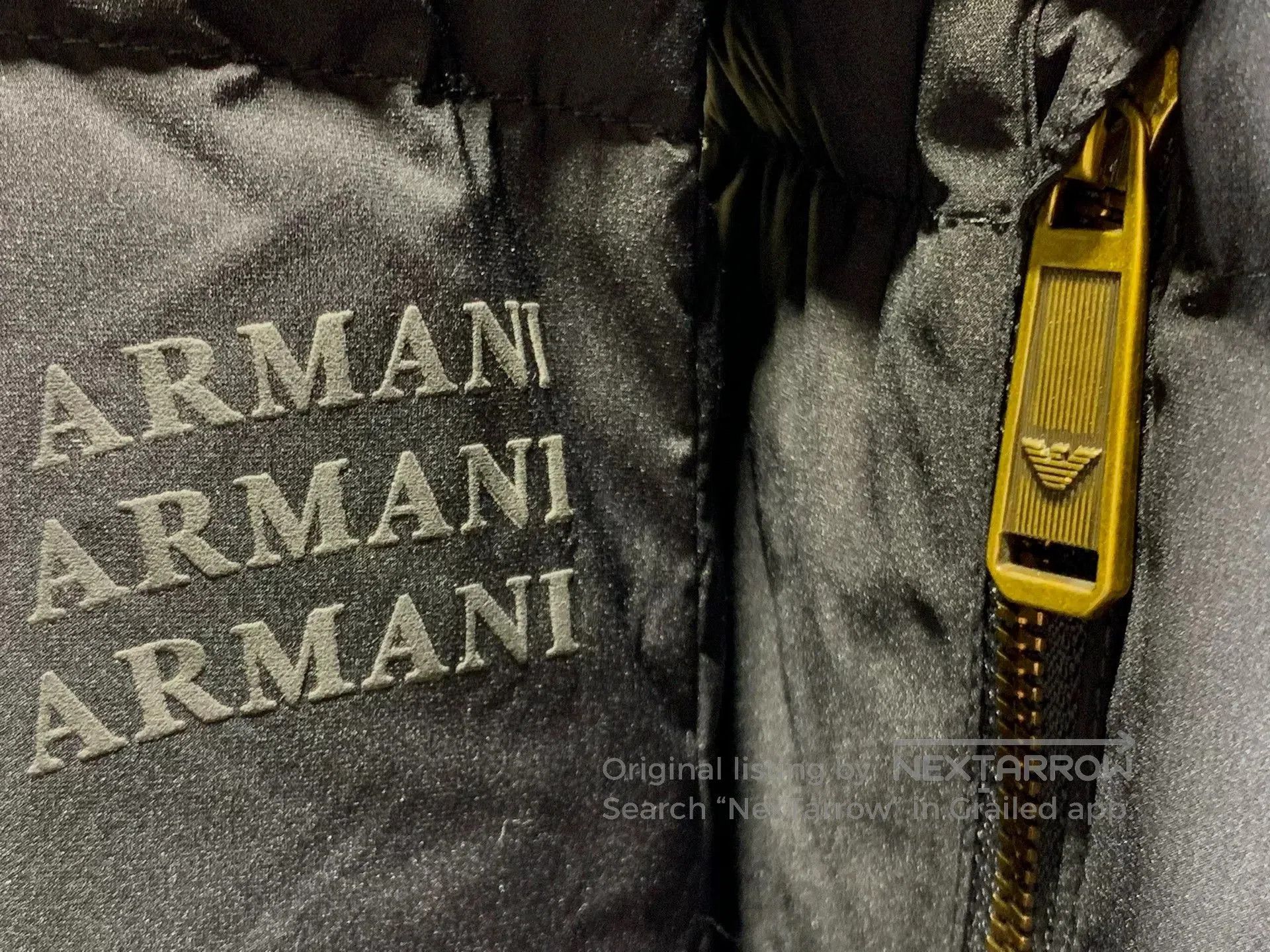 Emporio Armani Emporio Armani Men's Stand Collar Down Jacket. Size US L / EU 52-54 / 3 - 7 Thumbnail