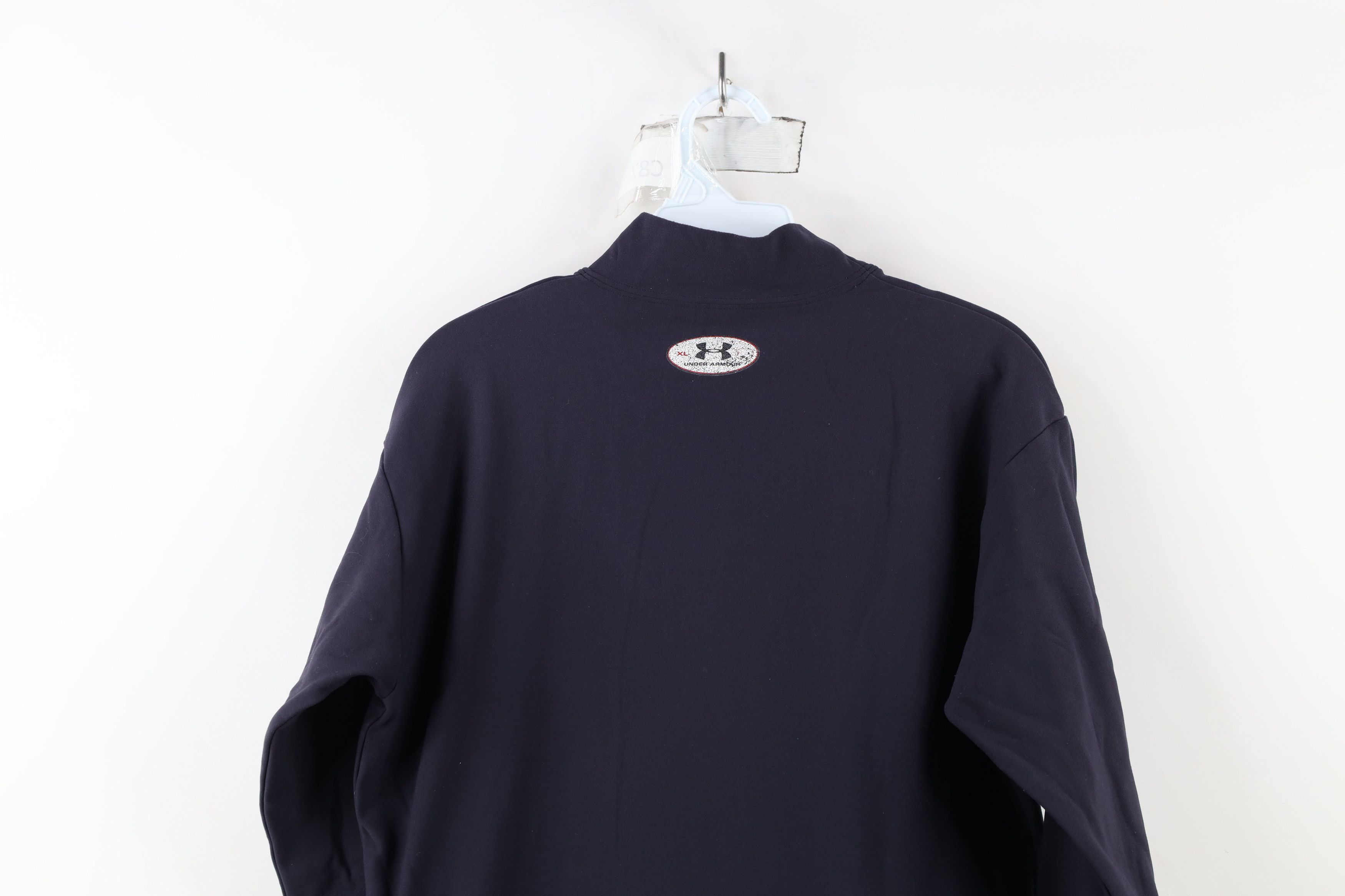 Under Armour × Vintage Vintage Under Armour Compression Mock Neck T-Shirt Navy Blue Size US XL / EU 56 / 4 - 12 Thumbnail