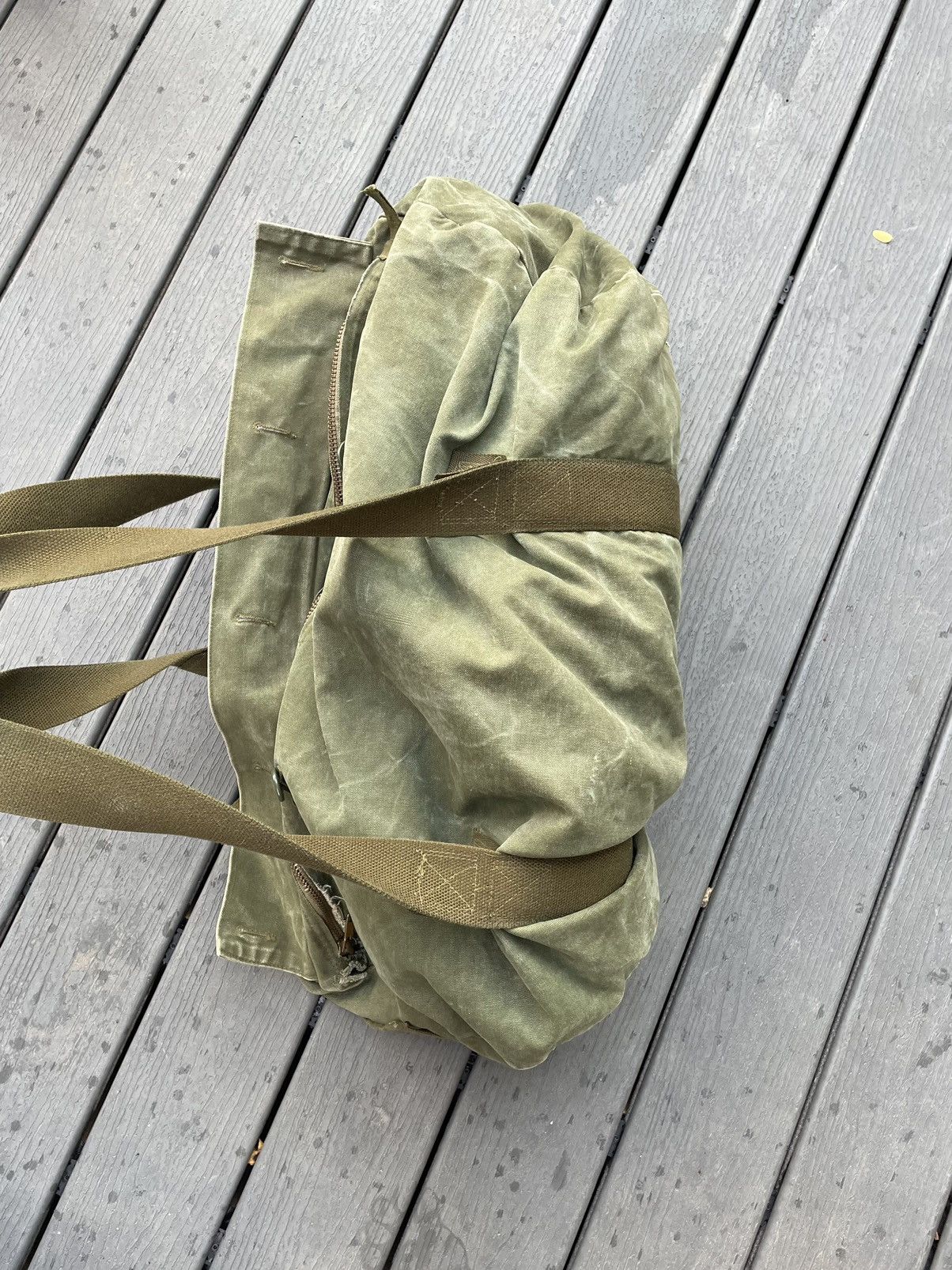 Other 1970s Military Vintage Duffle Bag Size ONE SIZE - 6 Thumbnail