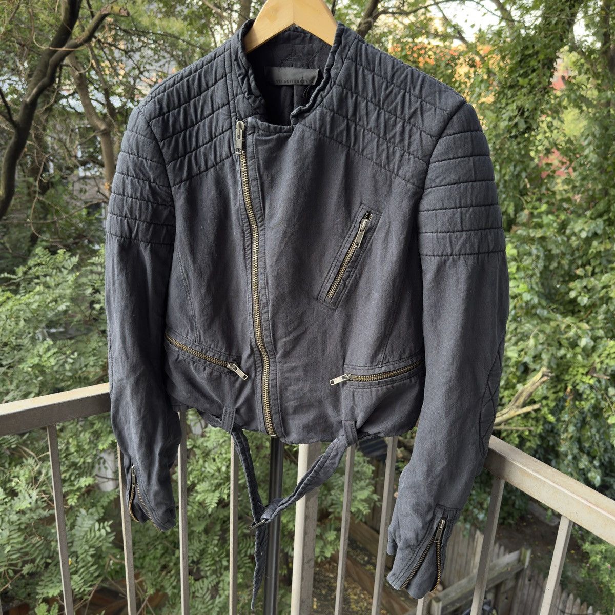 Haider Ackermann Haider Ackermann SS17 Structural Biker Moto Jacket Size US S / EU 44-46 / 1 - 7 Thumbnail