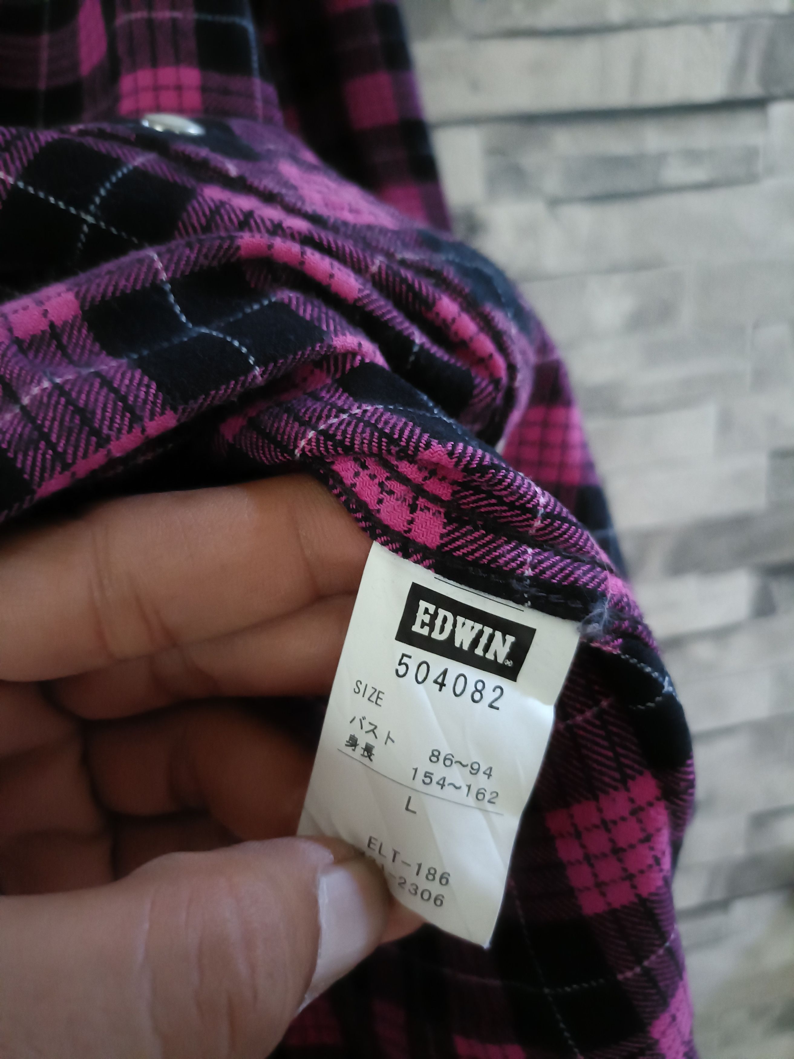 Edwin × Japanese Brand × Vintage Miss Edwin long flannel shirt Size L / US 10 / IT 46 - 5 Thumbnail