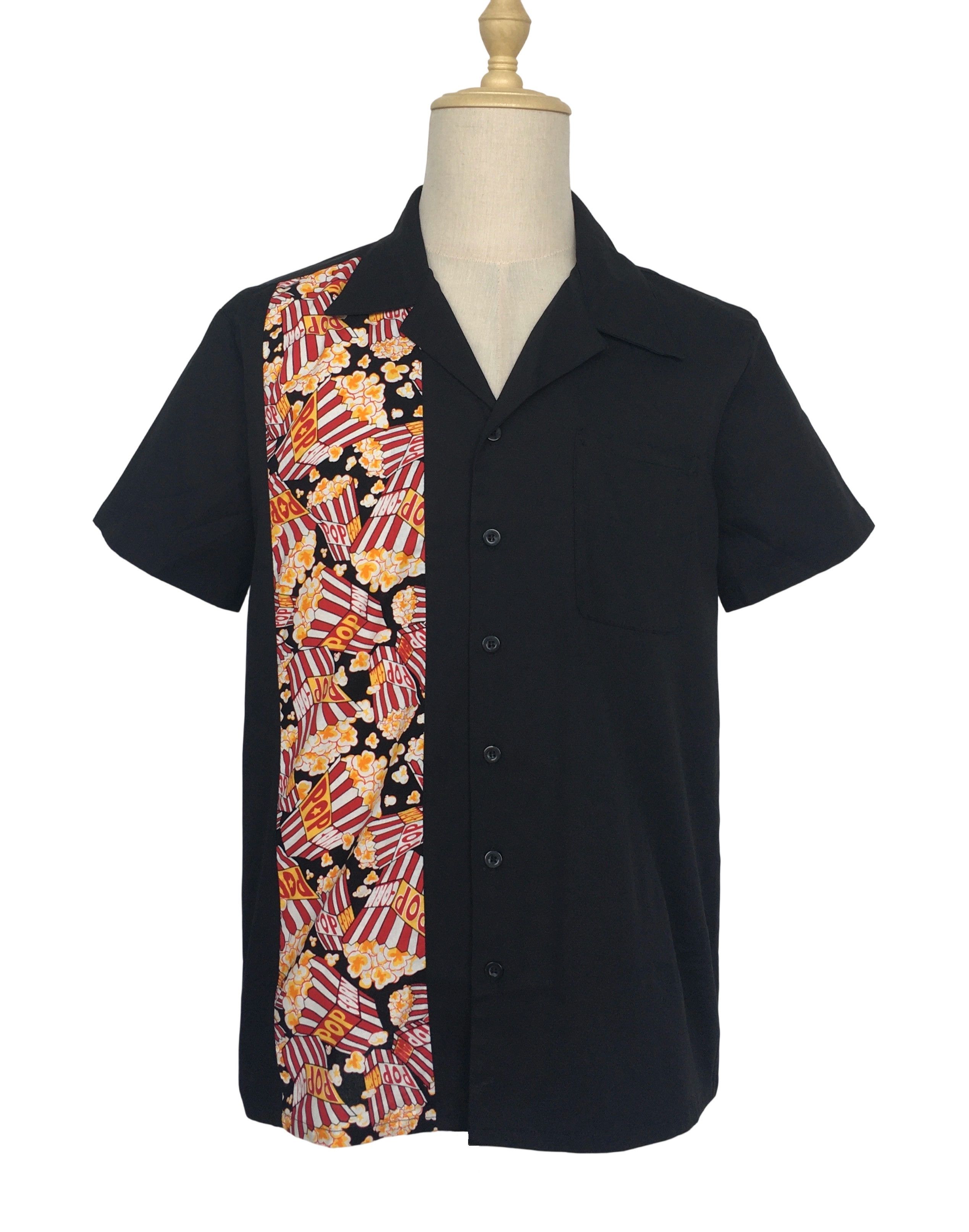 Other Men's Casual Shirts Popcorn Pattern Retro Style Size US L / EU 52-54 / 3 - 1 Thumbnail