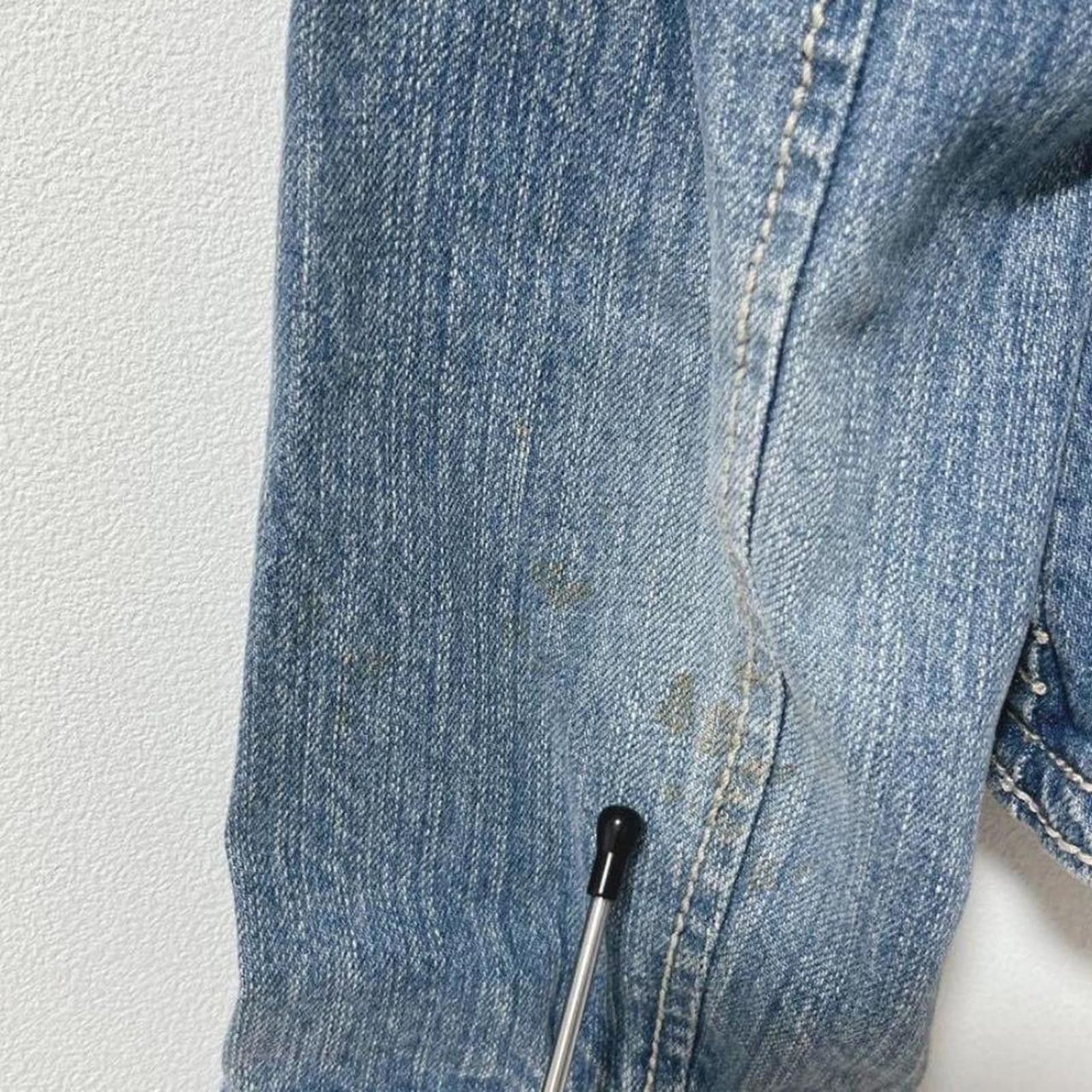 Other Vintage napoleon style slim fit grunge denim jacket Size XS / US 0-2 / IT 36-38 - 6 Thumbnail