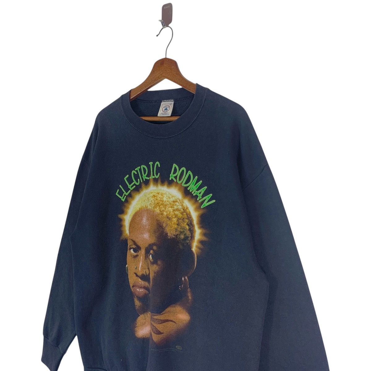NBA × Vintage Vintage 90s Dennis Rodman American Legend NBA Crewneck Size US L / EU 52-54 / 3 - 3 Thumbnail