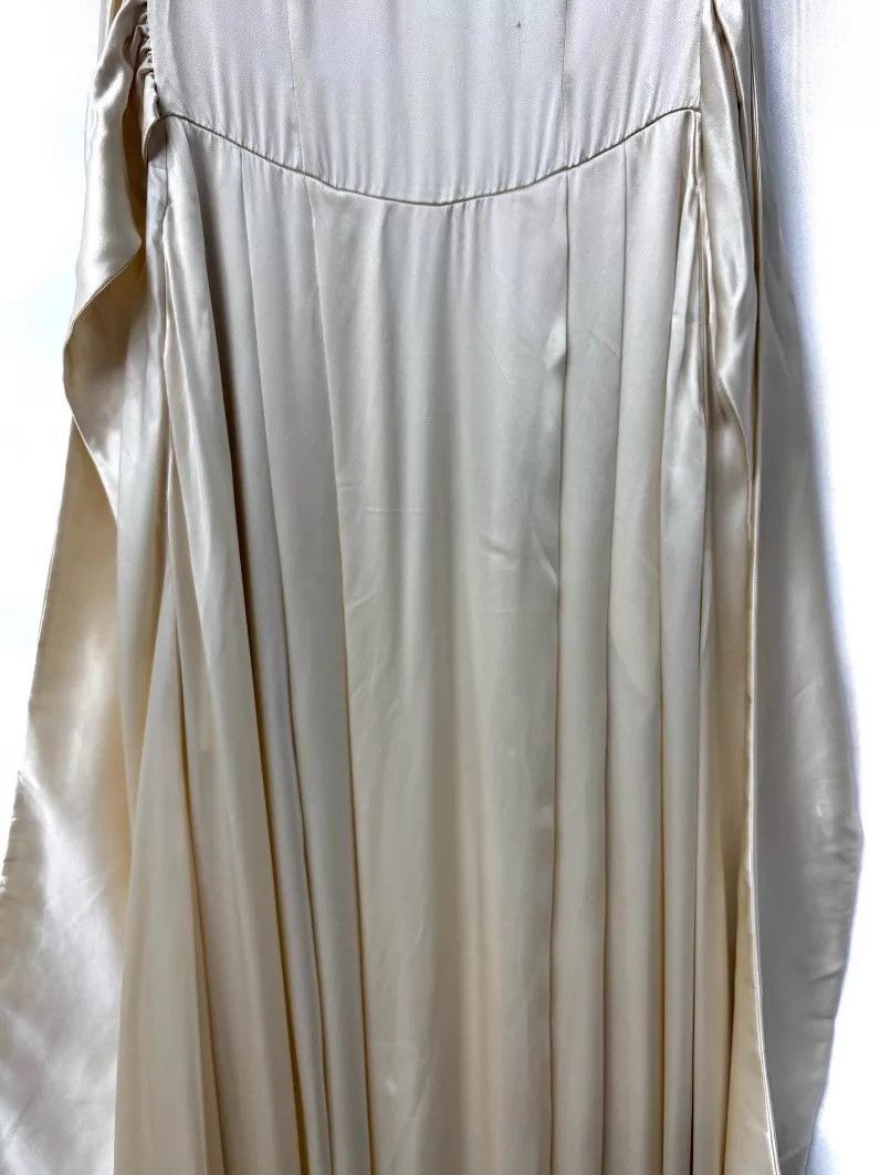 Simone Rocha Simon Rocha AW20 Runway Cream Silk Dress UK6 Size XS / US 0-2 / IT 36-38 - 6 Thumbnail