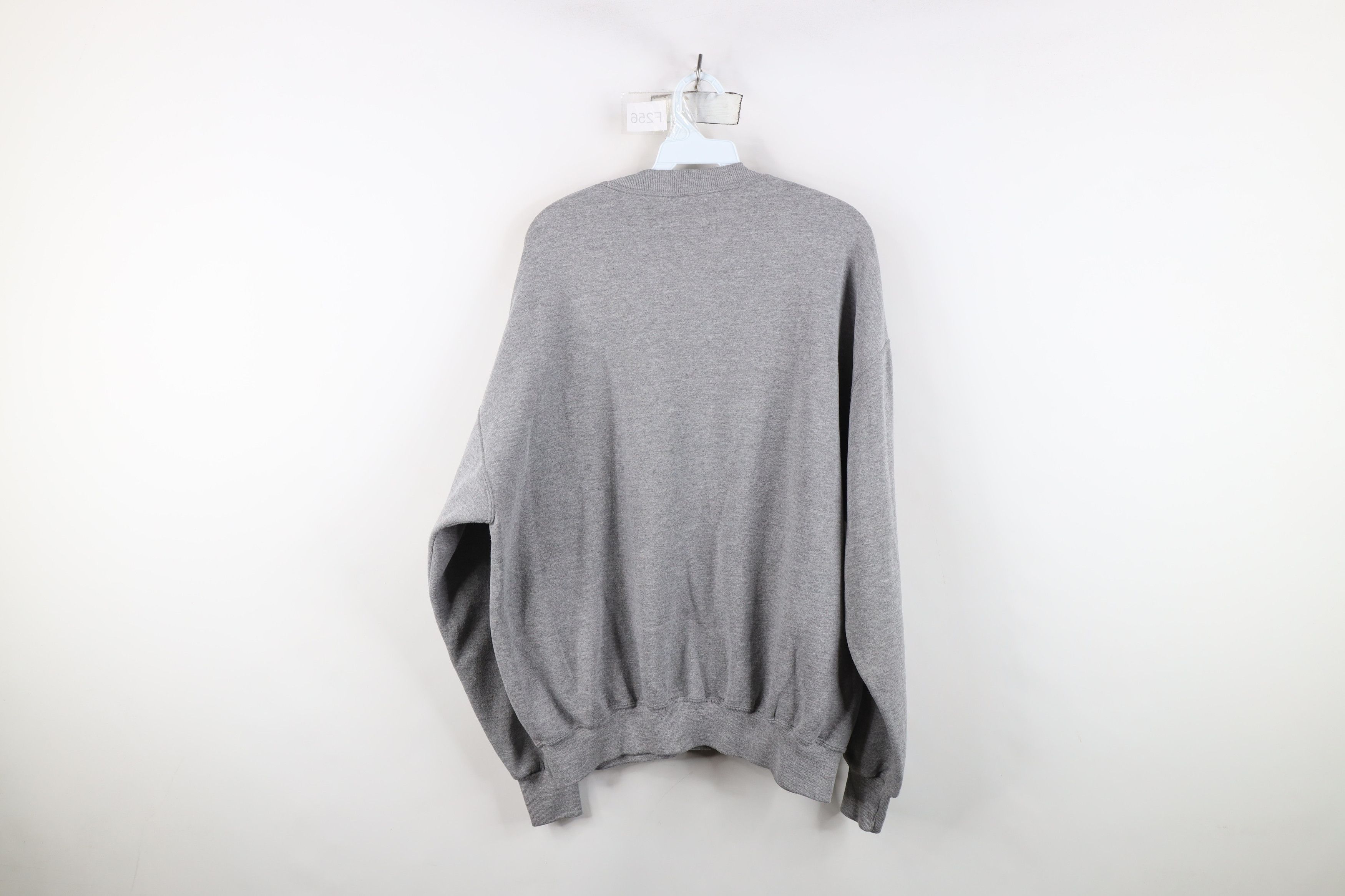 Vintage Vintage 90s Streetwear Crewneck Sweatshirt Gray USA Size US XL / EU 56 / 4 - 10 Thumbnail