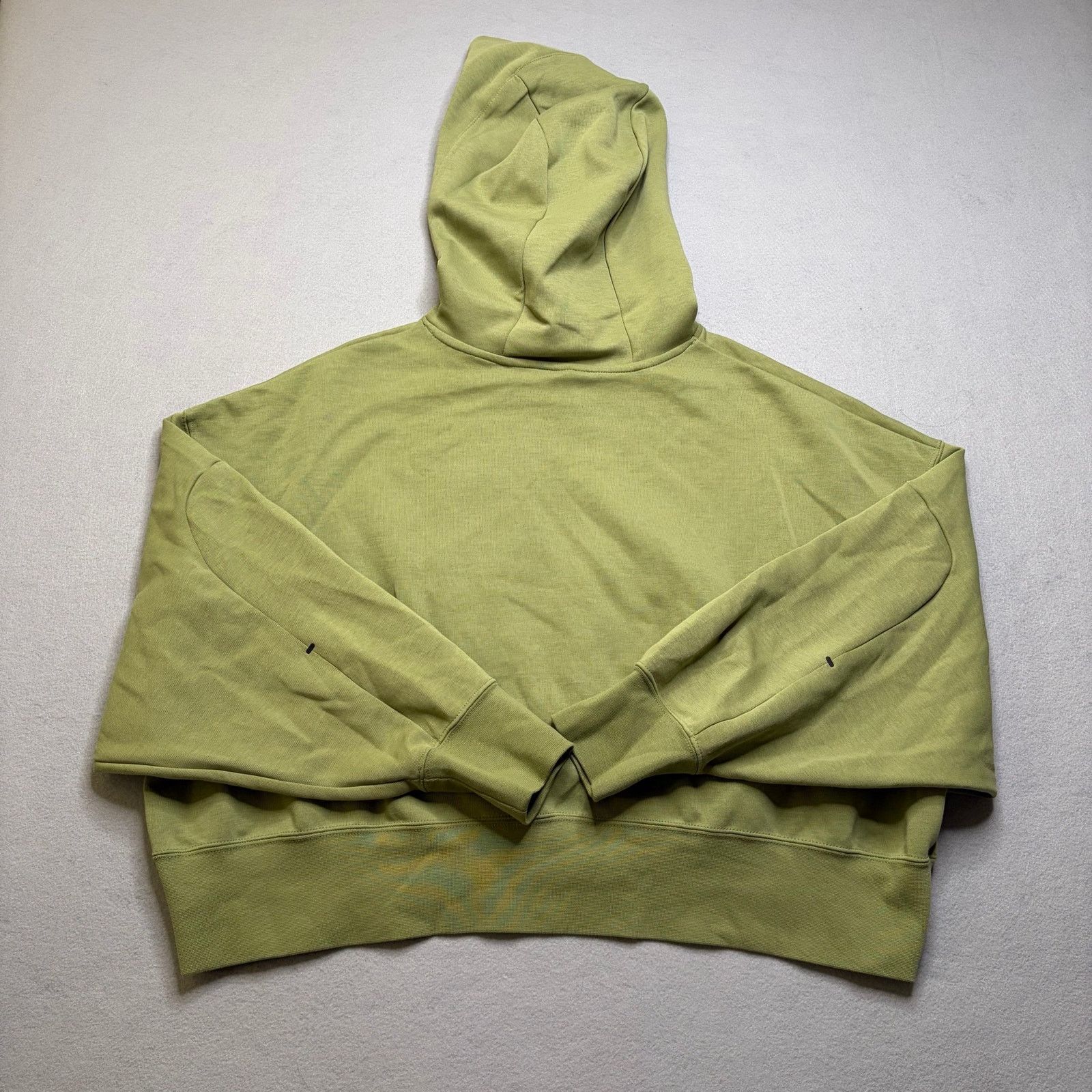 Nike Nike Sportswear Olive Pullover Hoodie Oversize Crop Medium Size M / US 6-8 / IT 42-44 - 7 Thumbnail