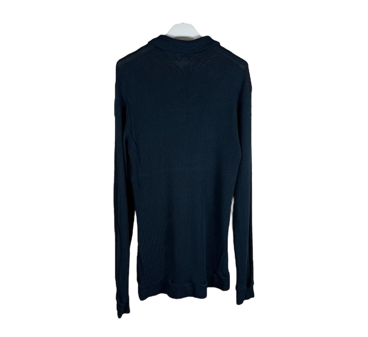 Giorgio Armani Archival Giorgio Armani vintage mesh rayon knit sweater polo Size US M / EU 48-50 / 2 - 2 Thumbnail