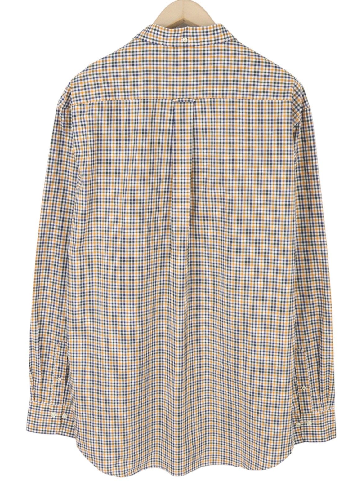 Gant THE BROADCLOTH GINGHAM 2XL Mustard Button 87492 Size US XXL / EU 58 / 5 - 2 Thumbnail