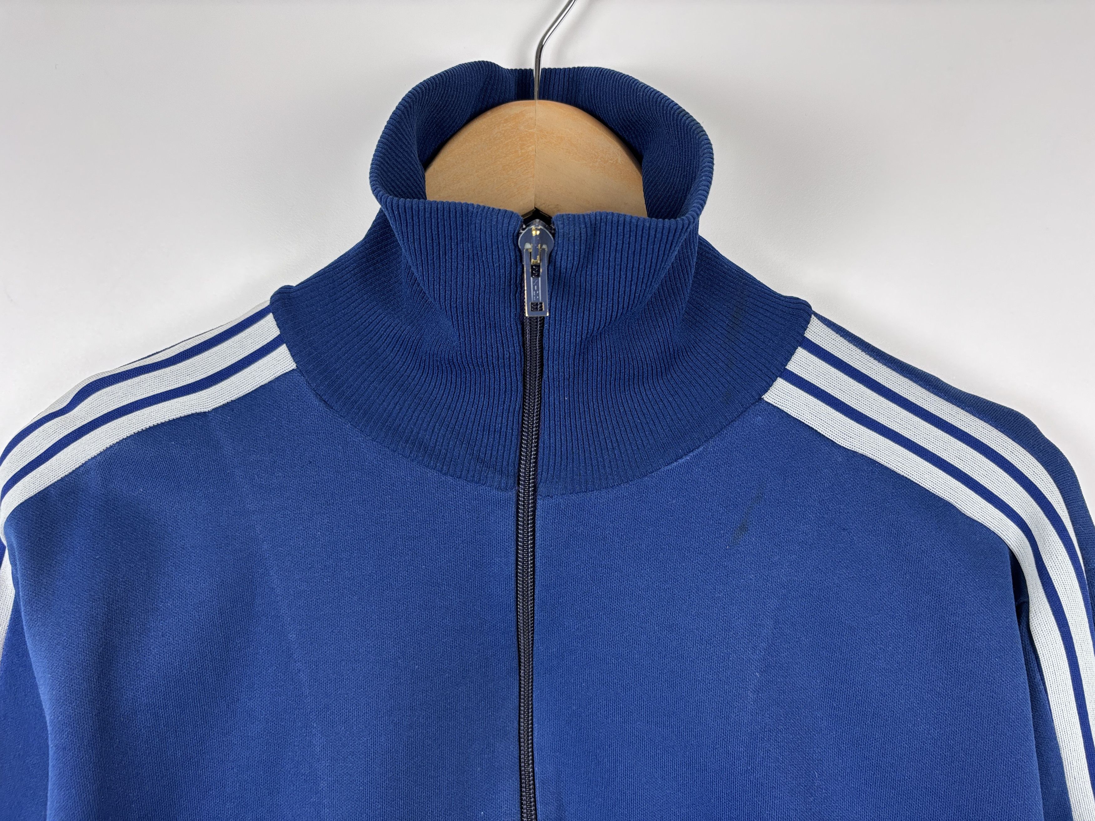 Adidas × Vintage 80s Adidas Track Jacket Made in West Germany Womens Sz 4 ~L Size L / US 10 / IT 46 - 2 Thumbnail