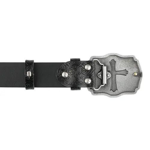 Designer Cross Vintage Belt Riveted Belts Menswear Accessories Size ONE SIZE - 2 Thumbnail