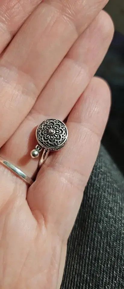 Other Retro Rotatable Lotus Ring Size ONE SIZE - 6 Thumbnail