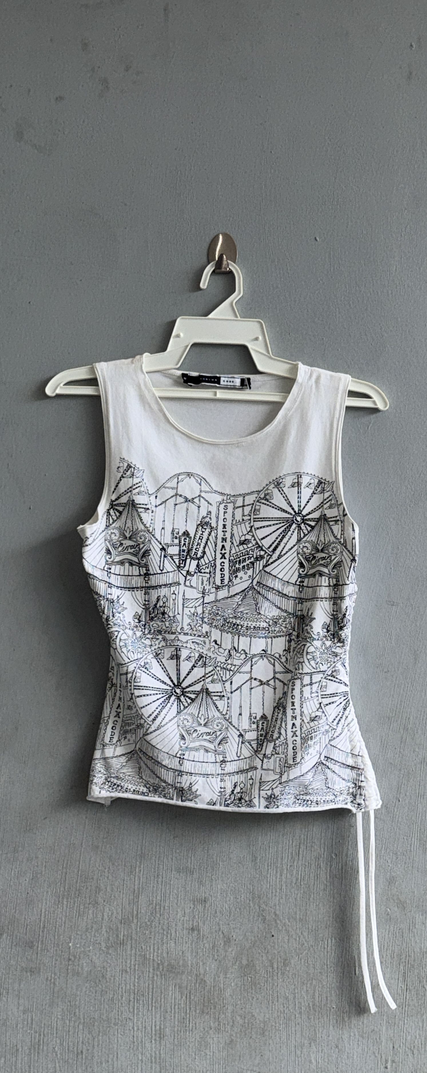 Sportmax Sportmax Code Art Graphic Sleeveless Top Size M / US 6-8 / IT 42-44 - 1 Thumbnail