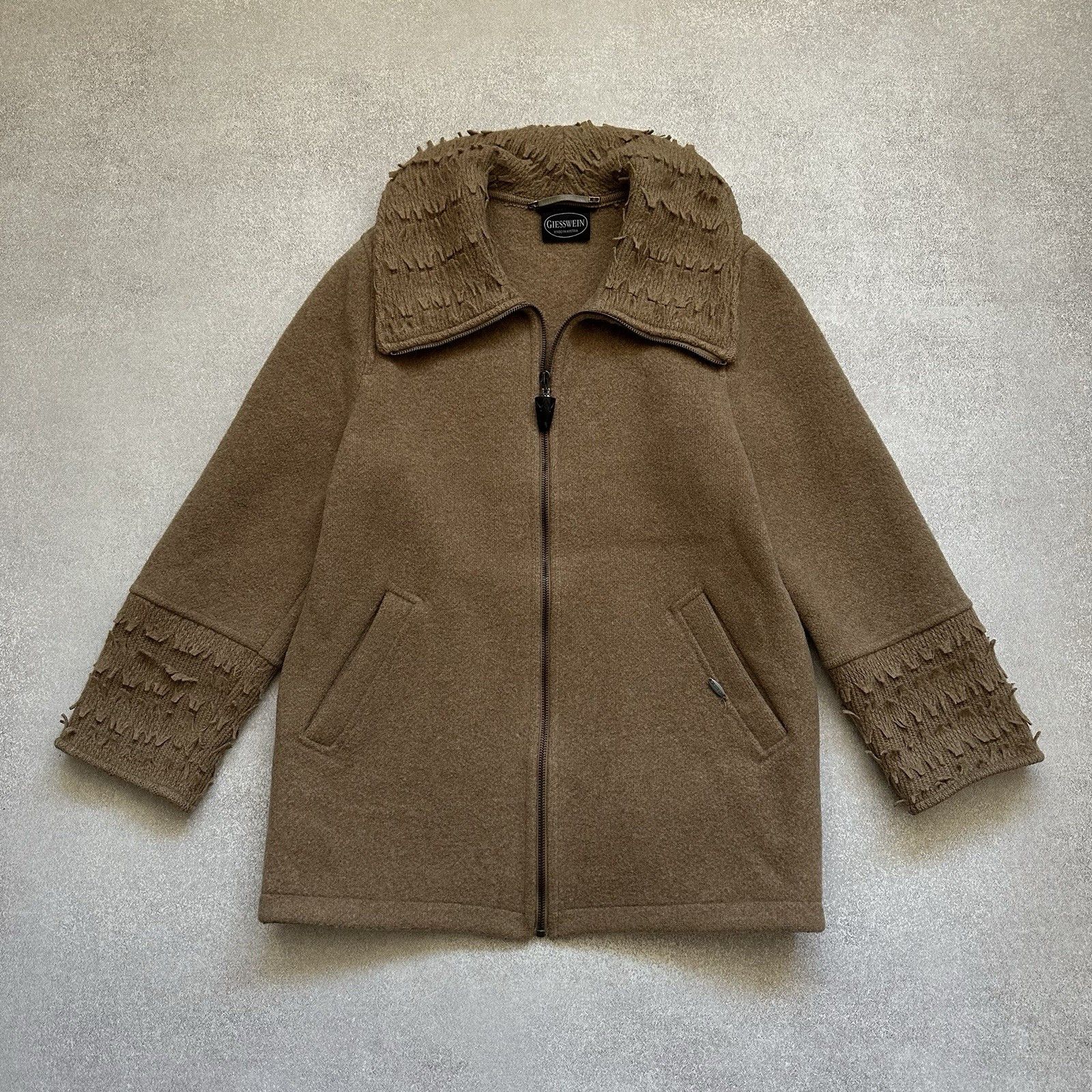 GIESSWEIN Vintage Giesswein Austria Coat Jacket Womens Beige Lana Wool Size S / US 4 / IT 40 - 1 Thumbnail