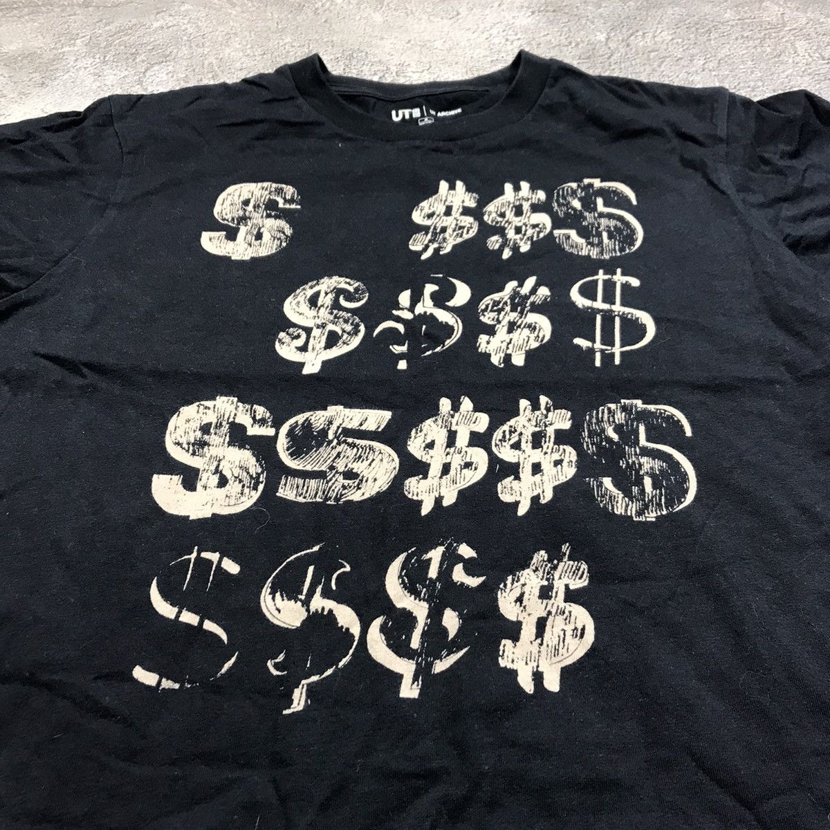Vintage Vintage Y2K Money Graphic Tee Skate Streetwear Faded Black M Size US M / EU 48-50 / 2 - 3 Thumbnail