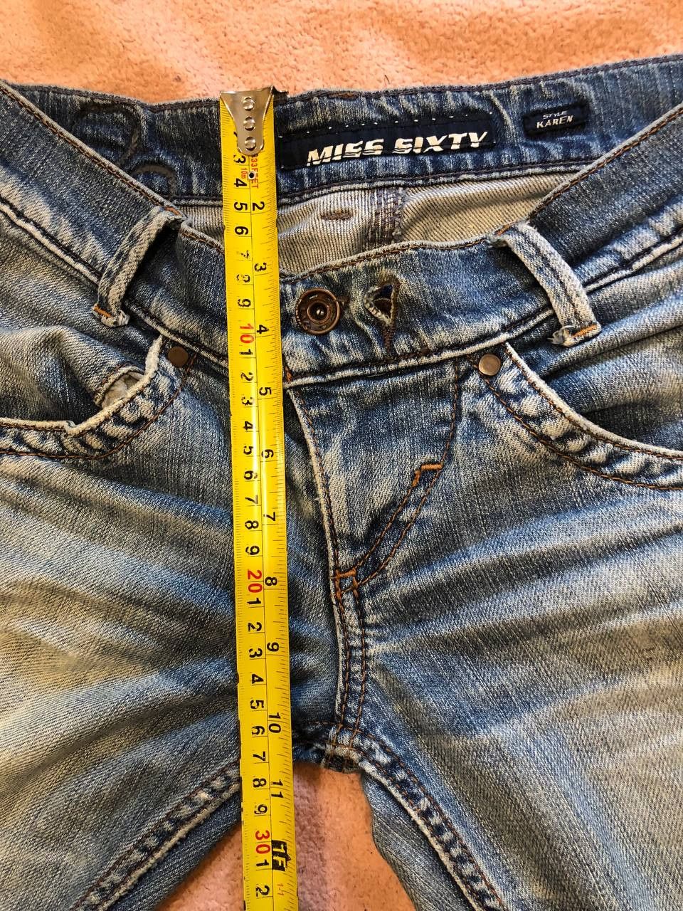 Miss Sixty Vintage Miss Sixty Slim Skinny Fit Denim Jeans Size 26 Size 26" / US 2 / IT 38 - 10 Thumbnail