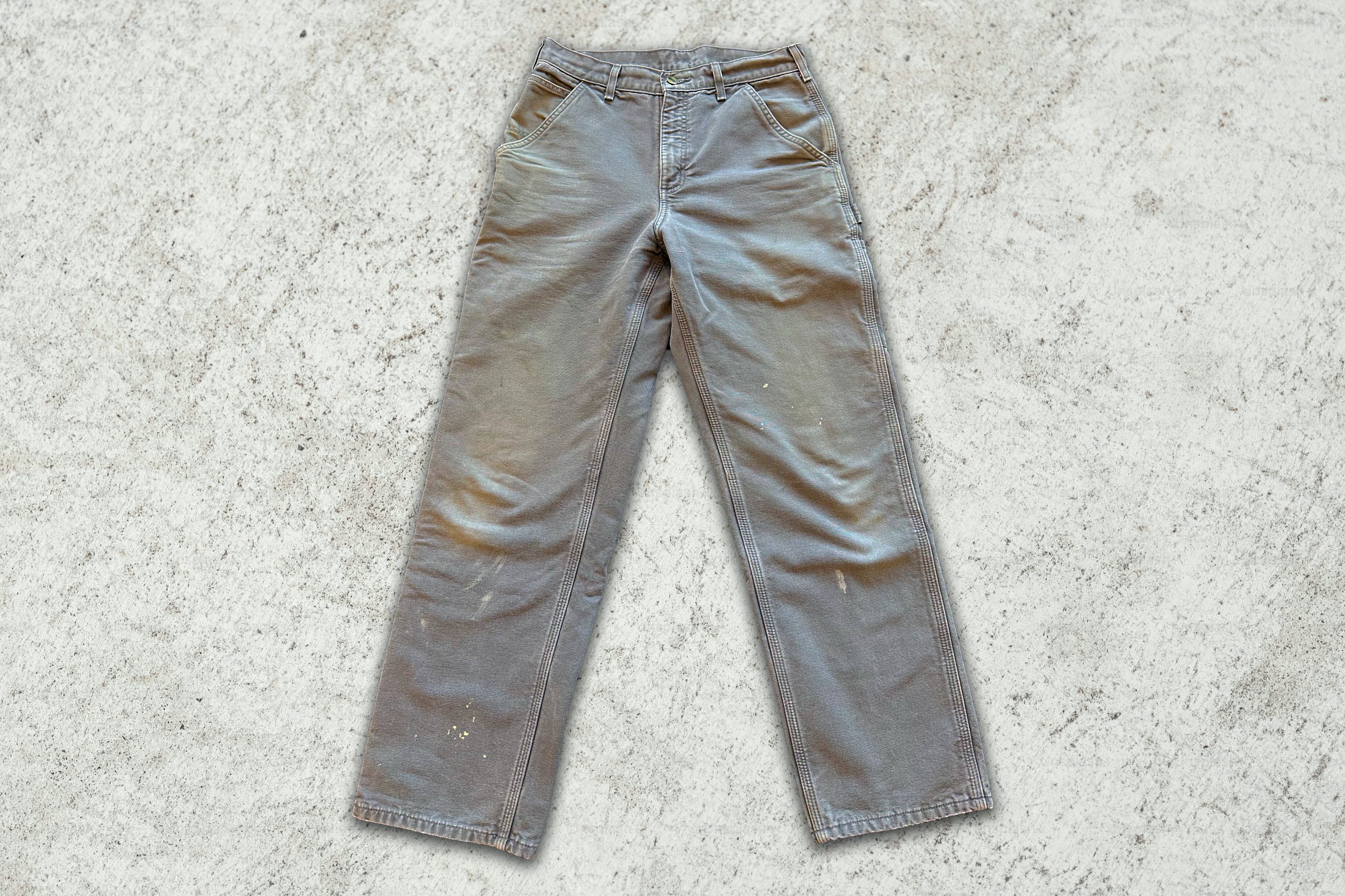 Carhartt Vintage Distressed Carhartt Fleece Lined Work Pants Size US 32 / EU 48 - 1 Thumbnail