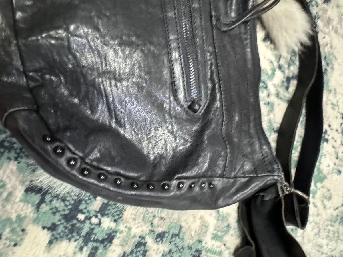 Japanese Brand × Leather CURAGE STUDDED FOX FUR LEATHER BAG Size ONE SIZE - 7 Thumbnail