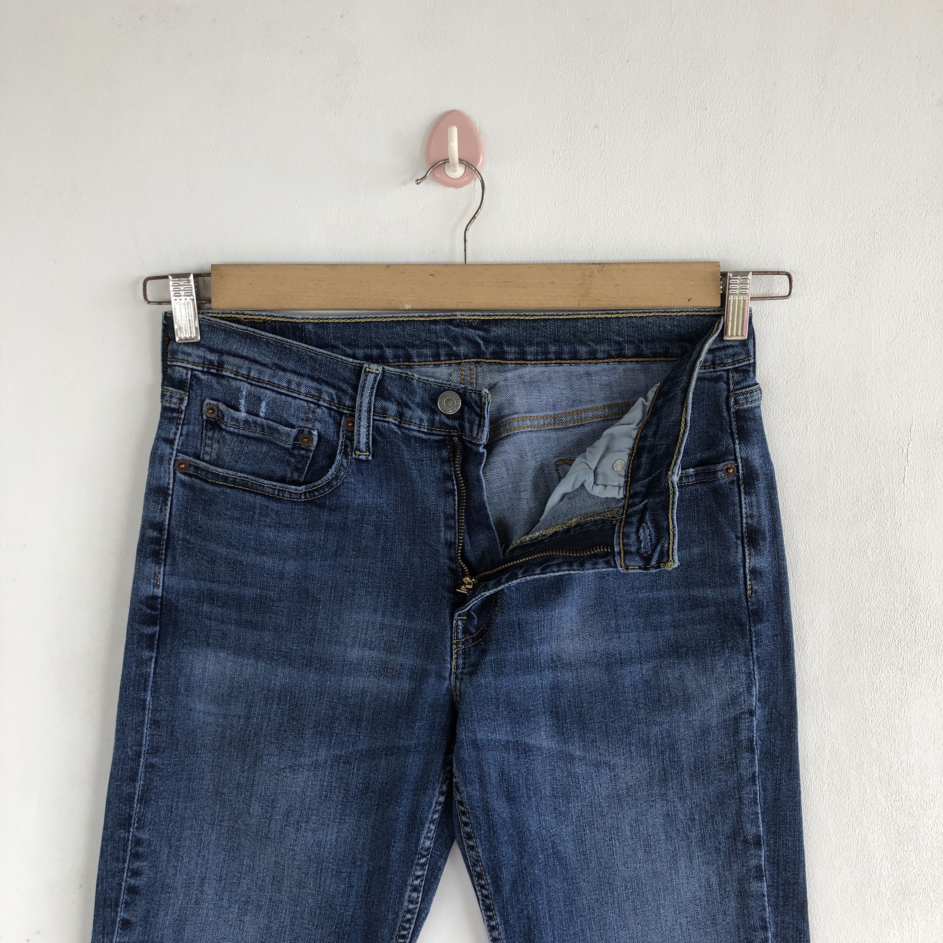Levi's Vintage Levis 514 Faded Jeans Levi's Light Wash Denim Pants Size US 30 / EU 46 - 6 Thumbnail