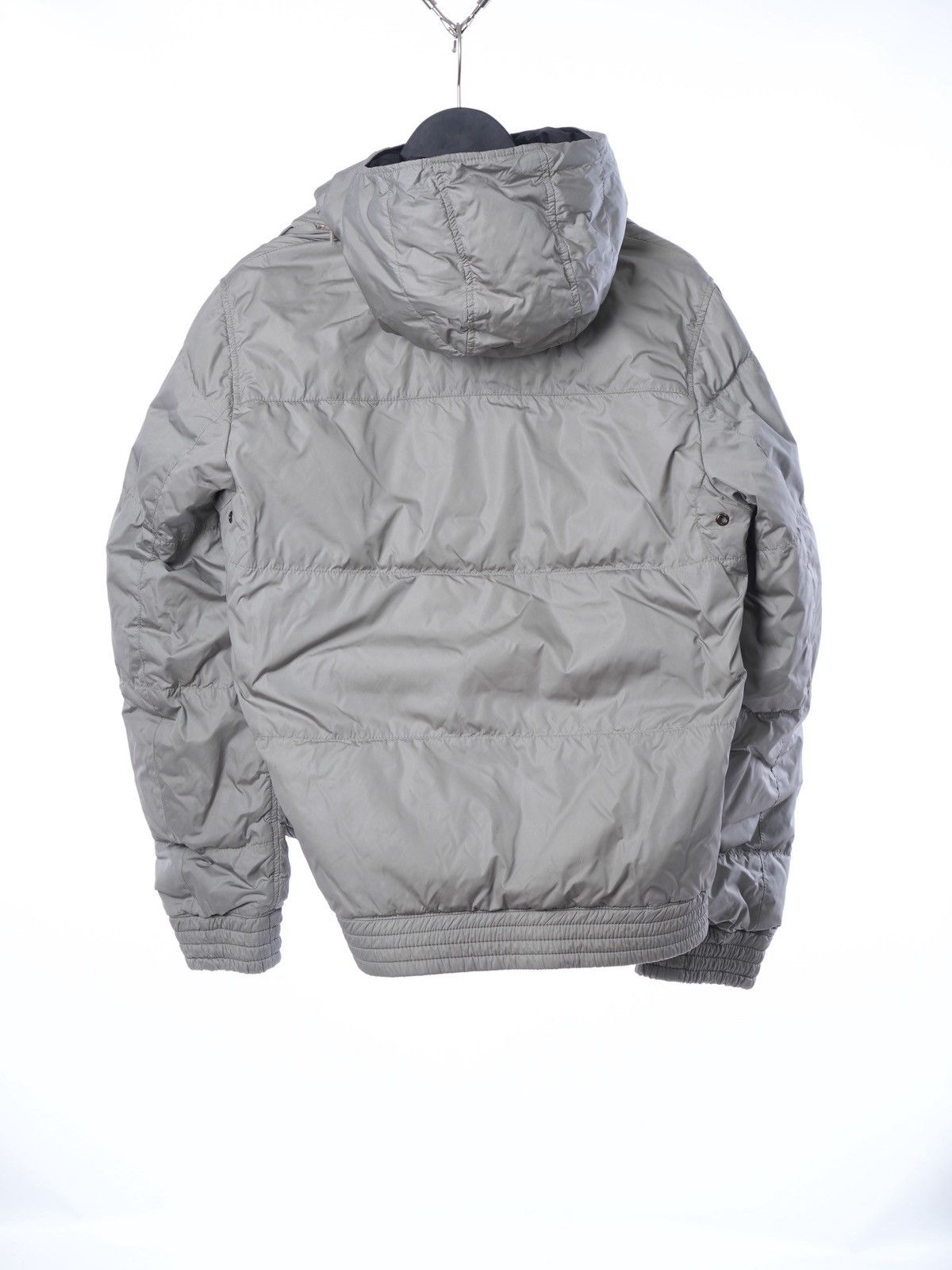 Prada Vintage PRADA Bomber Nylon Hooded Jacket Black Tab Size US M / EU 48-50 / 2 - 14 Thumbnail