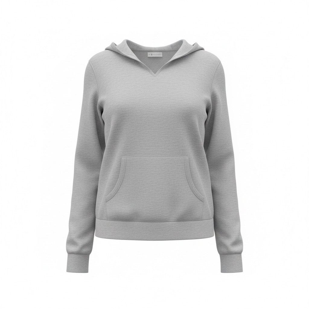 Lou & Grey Lou & Grey for LOFT Gray Hooded Pullover Women’s Small Size S / US 4 / IT 40 - 1 Thumbnail