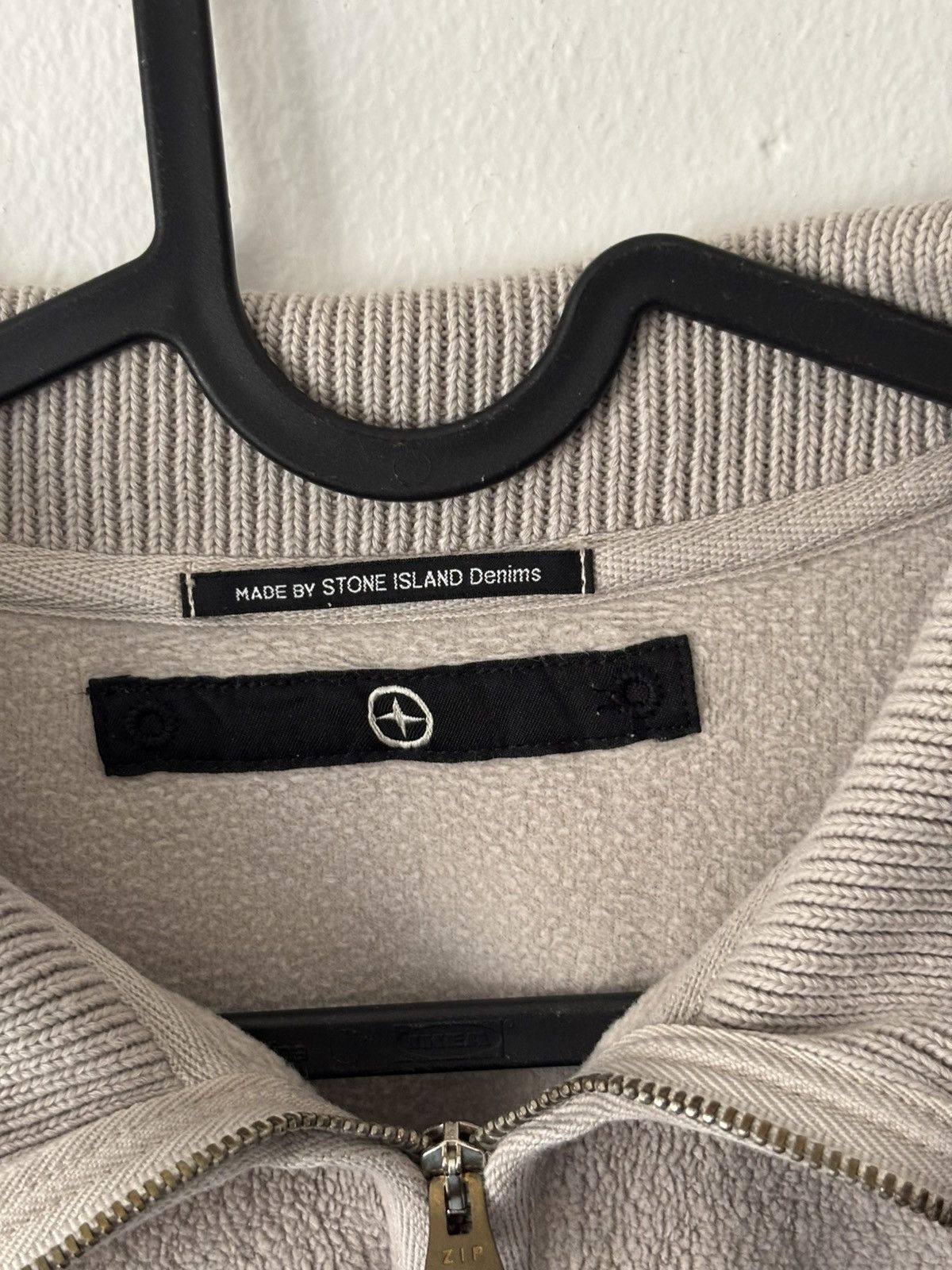 Stone Island AW06 STONE ISLAND DENIMS QUARTER ZIP FLEECE SWEATSHIRT (S) Size US S / EU 44-46 / 1 - 5 Thumbnail