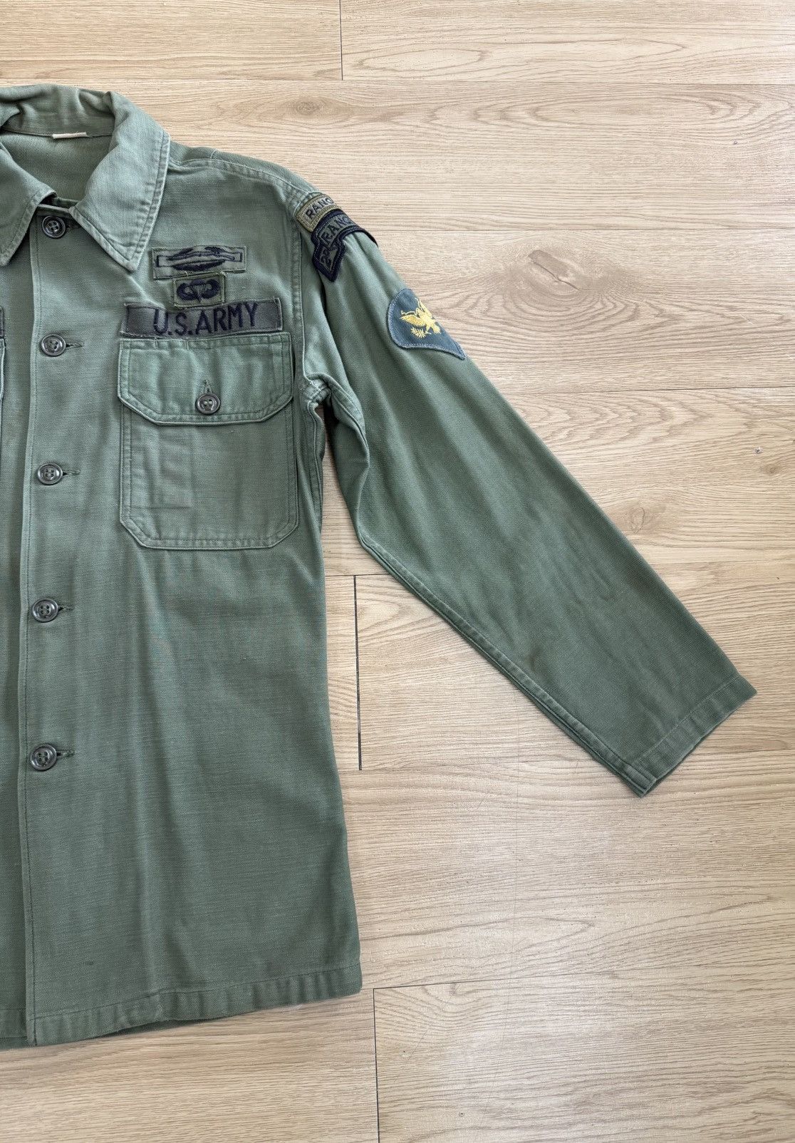 Vintage Air Force Military 1950s Shirt Button Up Size US M / EU 48-50 / 2 - 4 Thumbnail