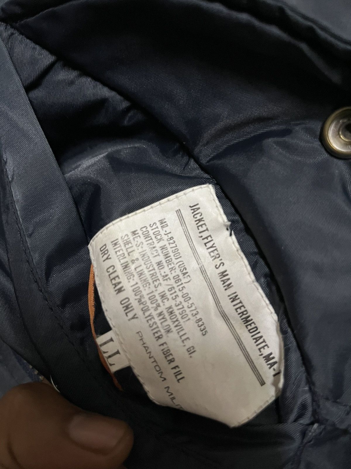 Other MA 1 Bombers Jacket navy flying jacket Size US L / EU 52-54 / 3 - 6 Thumbnail