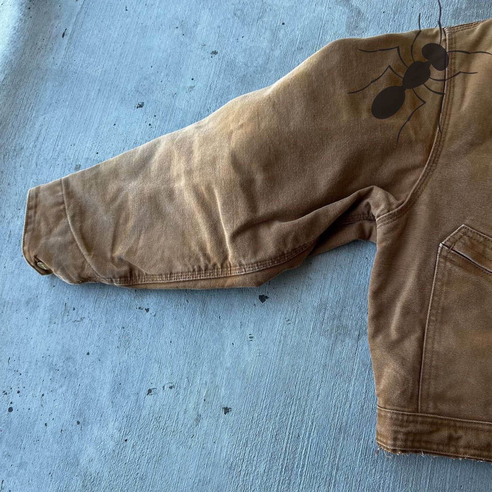 Carhartt × Vintage Carhartt cropped detroit style faded brown work wear jacket Size US L / EU 52-54 / 3 - 12 Thumbnail