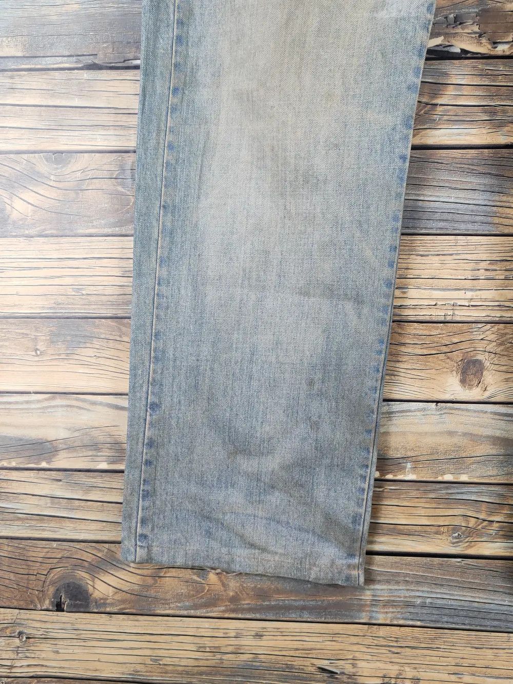 Takeo Kikuchi DL Takeo Kikuchi Blue Faded Distressed Ripped Jeans #W1478 Size US 32 / EU 48 - 10 Thumbnail