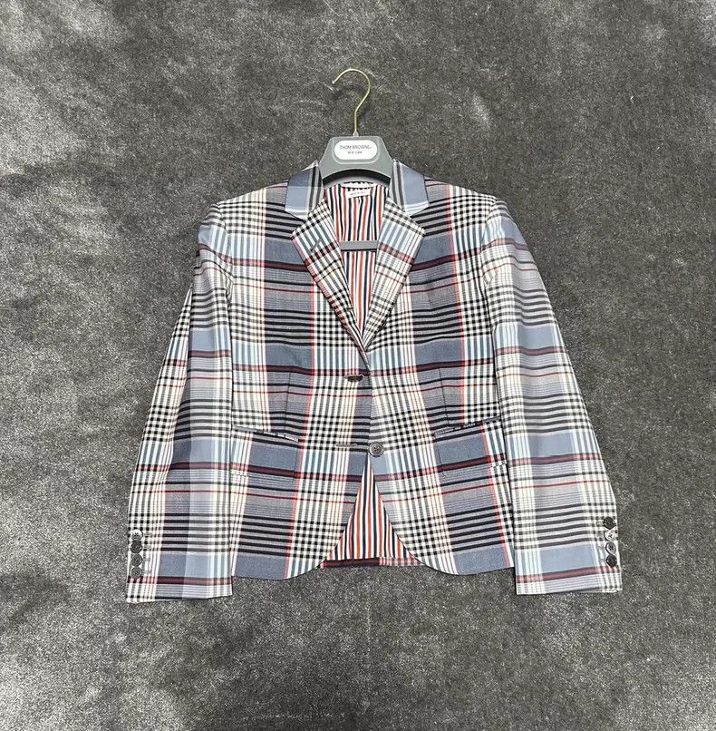 Thom Browne Thom Browne Cool plaid thin suit Size M / US 6-8 / IT 42-44 - 1 Thumbnail