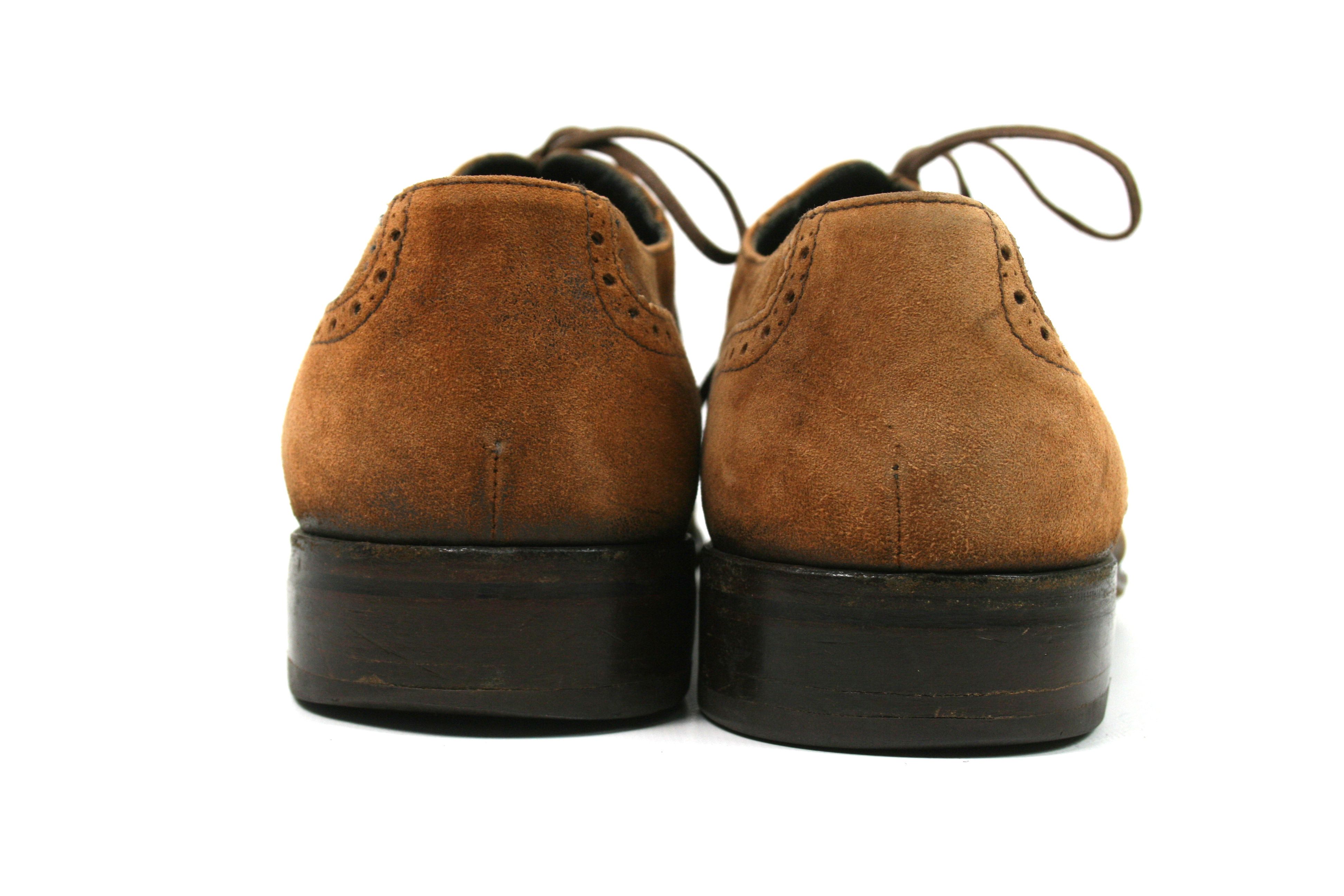 Doucal's Suede Oxford Shoes Size US 11 / EU 44 - 7 Thumbnail