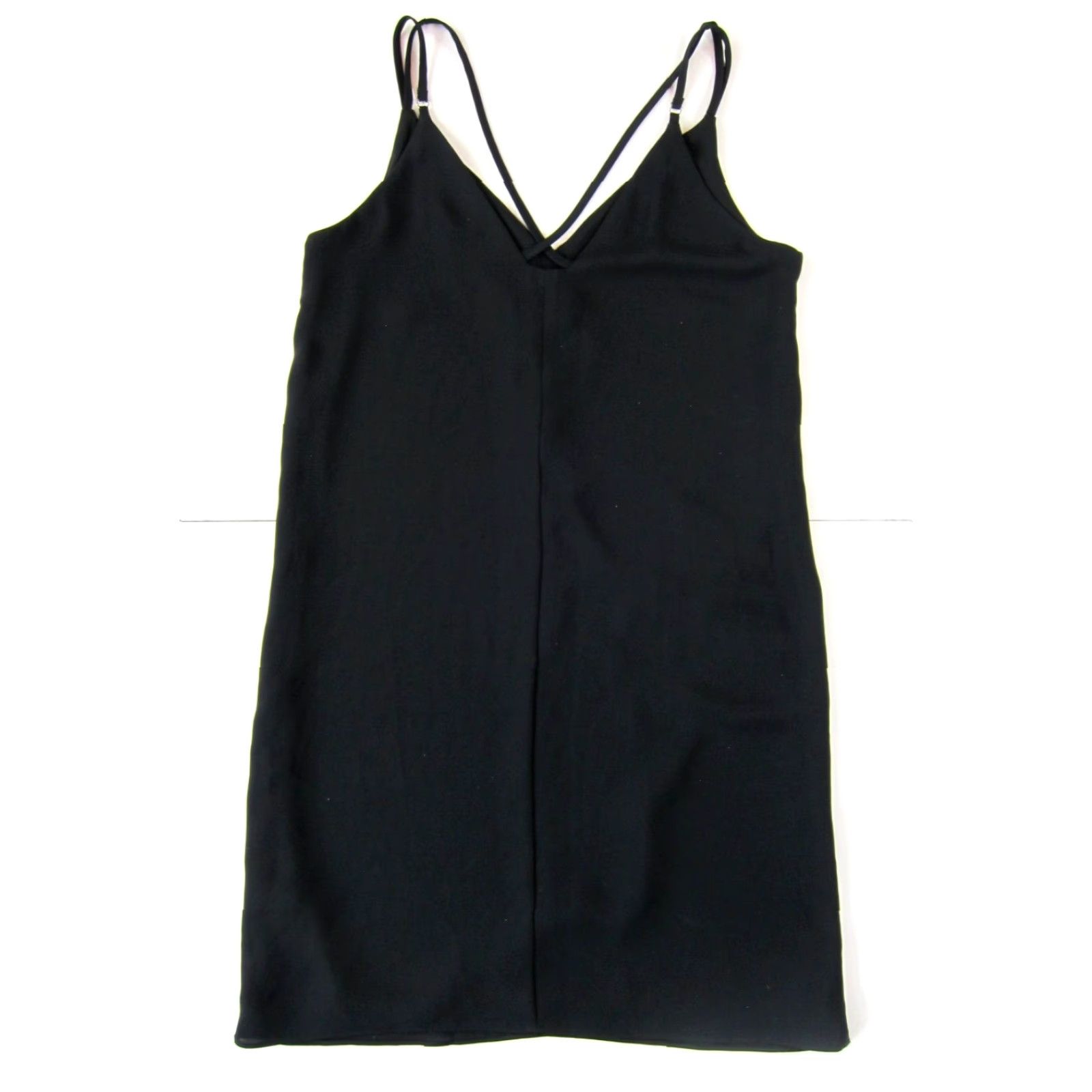 Topshop TOPSHOP NWT Crisscross Classic Black Tank Slip Dress Women Size 4 Small NWT Size S / US 4 / IT 40 - 2 Thumbnail
