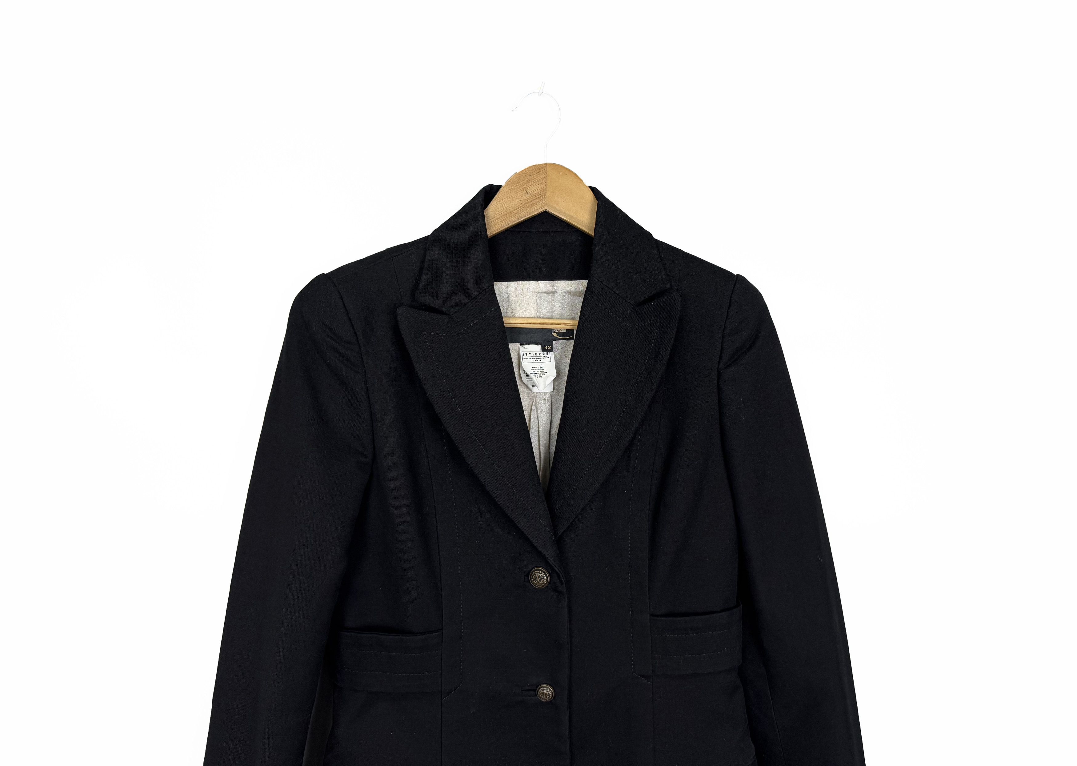 Just Cavalli 2005 Just Cavalli Made in Italy Women's Black Coat M Size M / US 6-8 / IT 42-44 - 2 Thumbnail