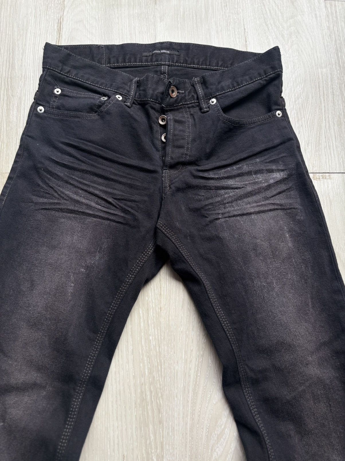 Japanese Brand KAKEYA lace up flare jeans Size US 29 - 2 Thumbnail