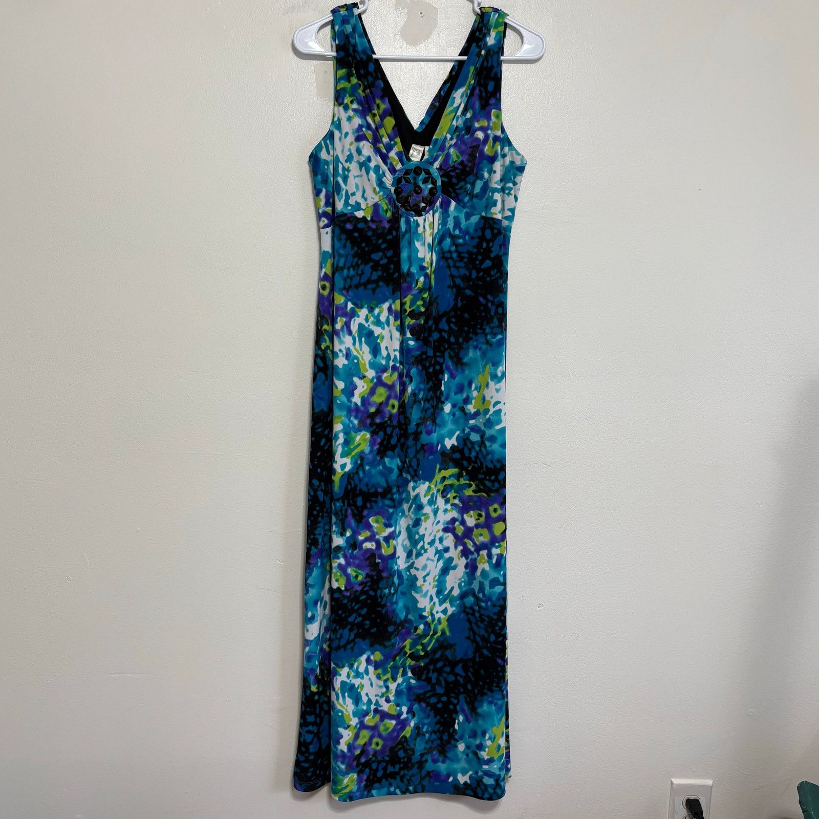 Other Emma & Michele Multicolor Watercolor Tie Dye Dress Size L Size L / US 10 / IT 46 - 1 Thumbnail