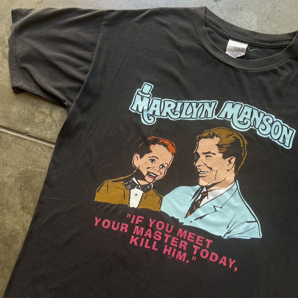 Band Tees ‘90s Marilyn Manson Band Tour Tee Shirt Meet Your Master Size US XL / EU 56 / 4 - 3 Thumbnail