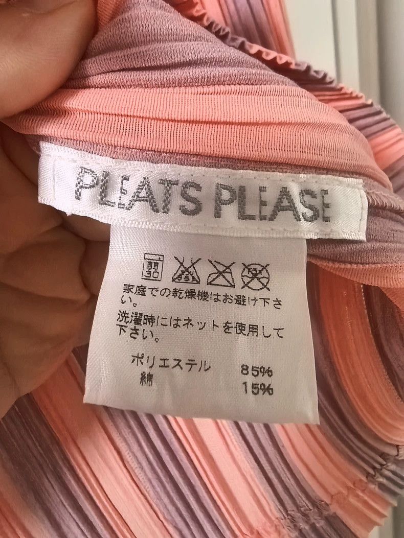 Issey Miyake Issey Miyake size:3 Pink and purple striped cardigan Size S / US 4 / IT 40 - 2 Thumbnail