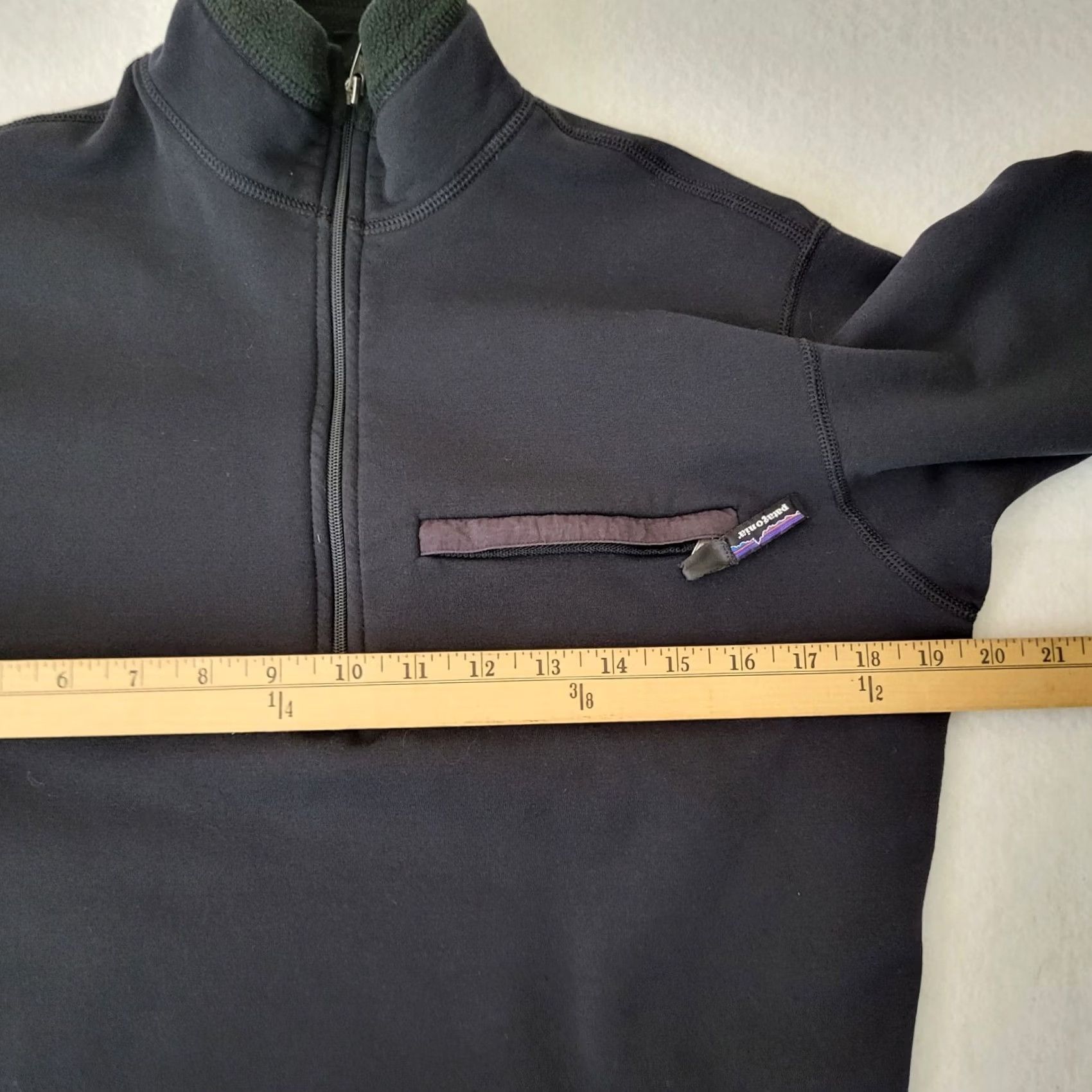 Patagonia Patagonia Women's Black Neoprene Half Zip Fleece Lined Pullover Top XS Regular Activewear Jacket Sweatshirt Size XS / US 0-2 / IT 36-38 - 4 Thumbnail