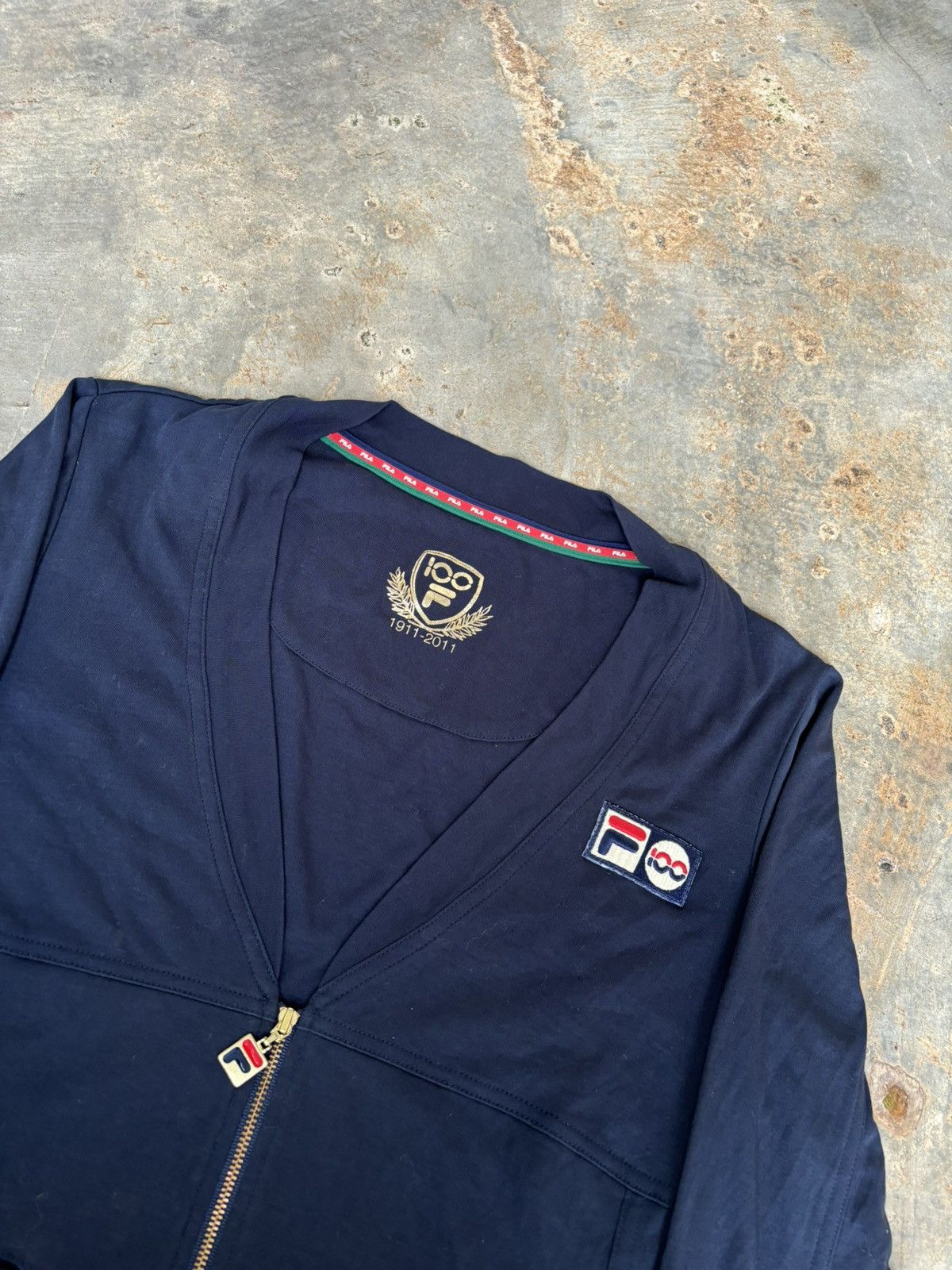 Fila Vintage Fila100 Sweatshirt Zipper Size US M / EU 48-50 / 2 - 5 Thumbnail