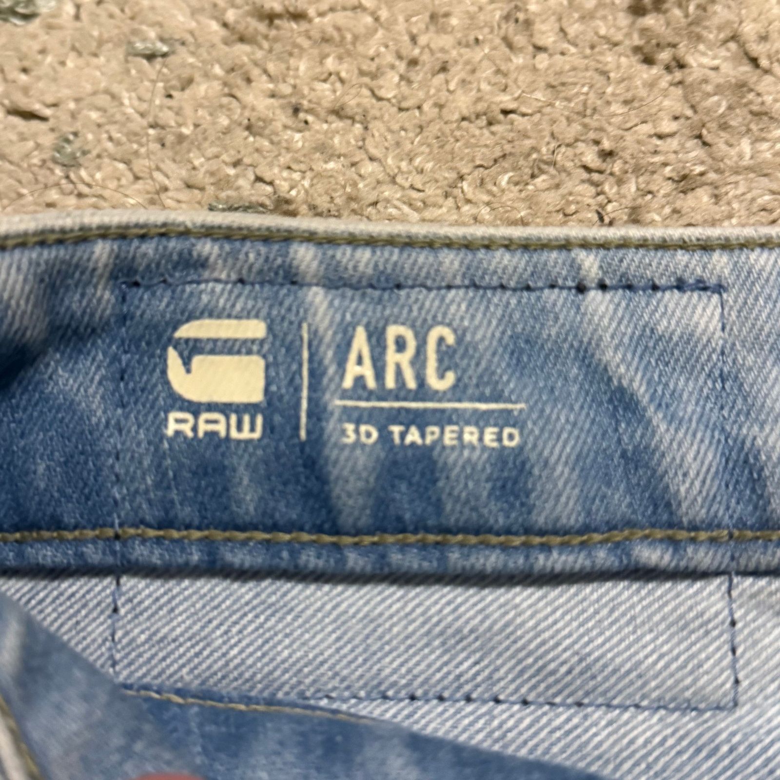 G-Star G Star Raw Arc 3D Tapered Restored Jeans 32x32 Patchwork Size US 32 / EU 48 - 10 Thumbnail