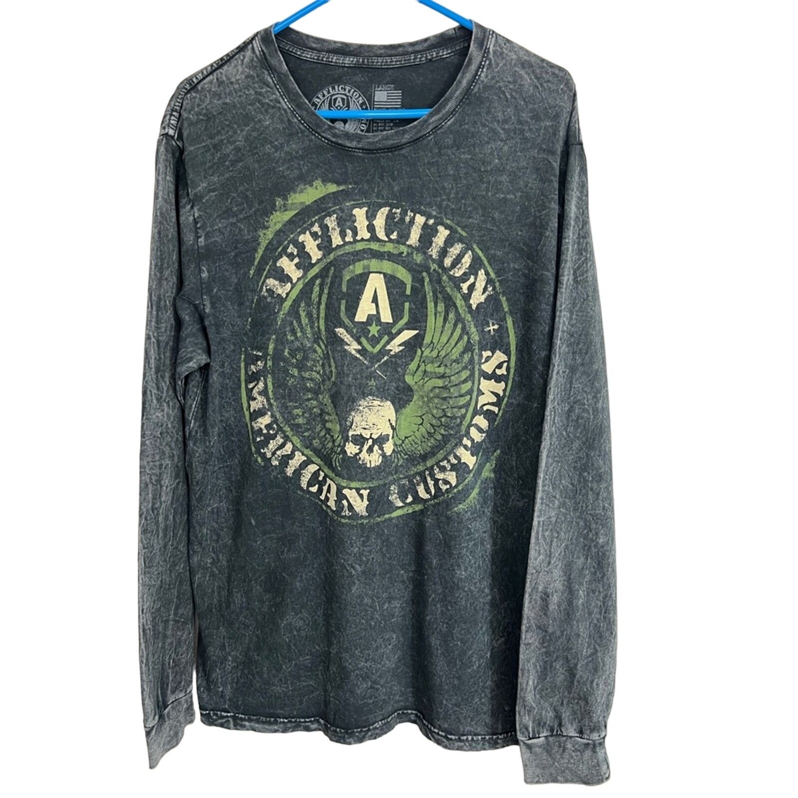 Affliction Affliction American Customs Longsleeve Skull Y2K Made USA Size US L / EU 52-54 / 3 - 1 Thumbnail