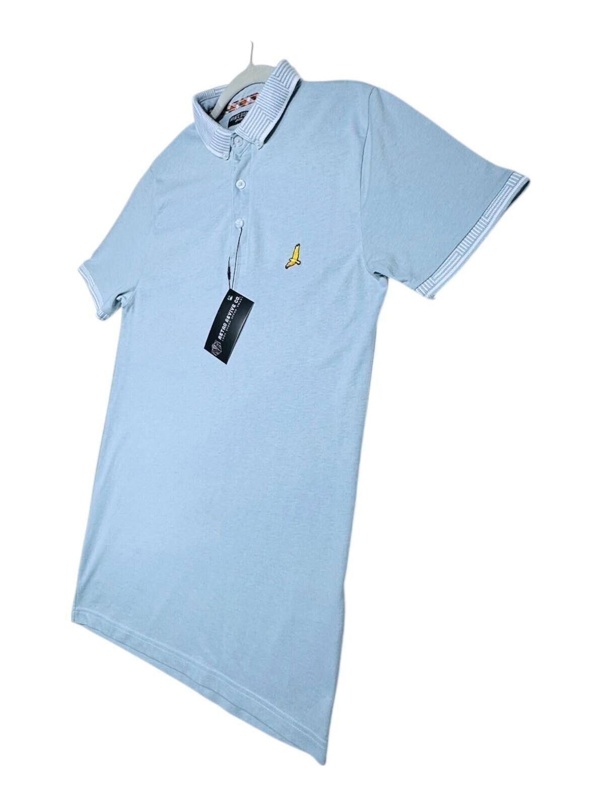 Brave Soul Brave Soul Polo Shirt Men's UK Siize M Baby Blue Logo Size US M / EU 48-50 / 2 - 3 Thumbnail
