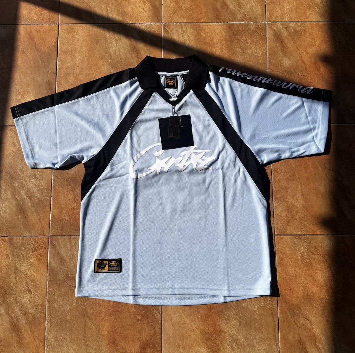Corteiz Corteiz Allstarz Jersey Baby Blue L Size US L / EU 52-54 / 3 - 2 Thumbnail
