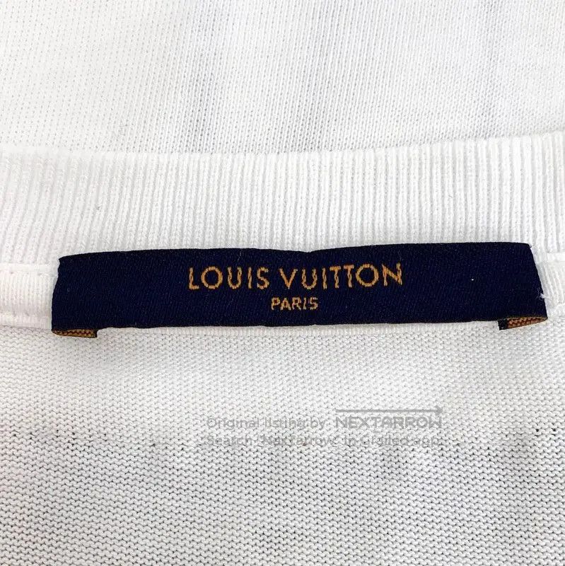 Louis Vuitton Louis Vuitton White Cotton T-Shirt for Men . Size US L / EU 52-54 / 3 - 6 Thumbnail
